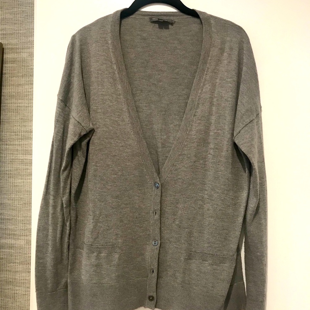Vince Boyfriend Cardigan Sweater
